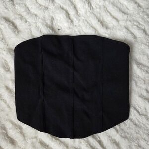 La Hearts Midnight Black Tube Top Crop